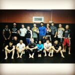 Nivetha Pethuraj Instagram – Jujitsu team today at @tigermuaythai 
Hardcore session with Brian Ebersole and upcoming UFC fighters