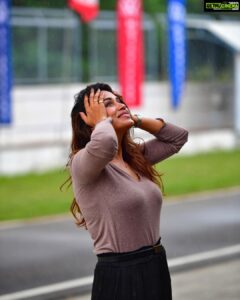 Nivetha Pethuraj Instagram - Hamilton lost. My brother lost. I am lost 😂. But ain’t nothing stopping us from being happy 🤍  PC @adityabedre