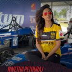 Nivetha Pethuraj Instagram – Life in the fast lane is what makes my heart stop. The track reflects my journey of life with its curves and turns, synonymous with the ups and downs of life.