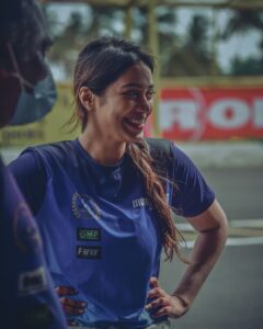 Nivetha Pethuraj Instagram - When you smile without hesitation is the day you started to live.. without hesitation.. #tracktests #karimotorspeedway #happyme #grateful PC @thekrishnaprasanth