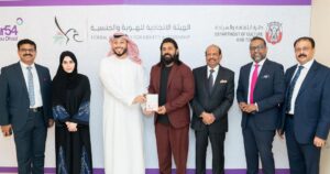 Nivin Pauly Instagram - Honoured to receive the #GoldenVisa. 
Thanks to Saleh Al Hemmadi and 
Hessa Al Hemmadi ,Dept. of Culture & Tourism, Govt of Abudhabi  for this honour. And my sincere gratitude to Yusuff Ali sir  for facilitating this. 

Looking forward to future collaboration in UAE for the upcoming movies😊🎬🎥

@yusuffali.ma 

@2454abudhabi @dctabudhabi
 #VNandakumar 
#UAE #AbuDhabi #uaegoldenvisa
@biju_boby