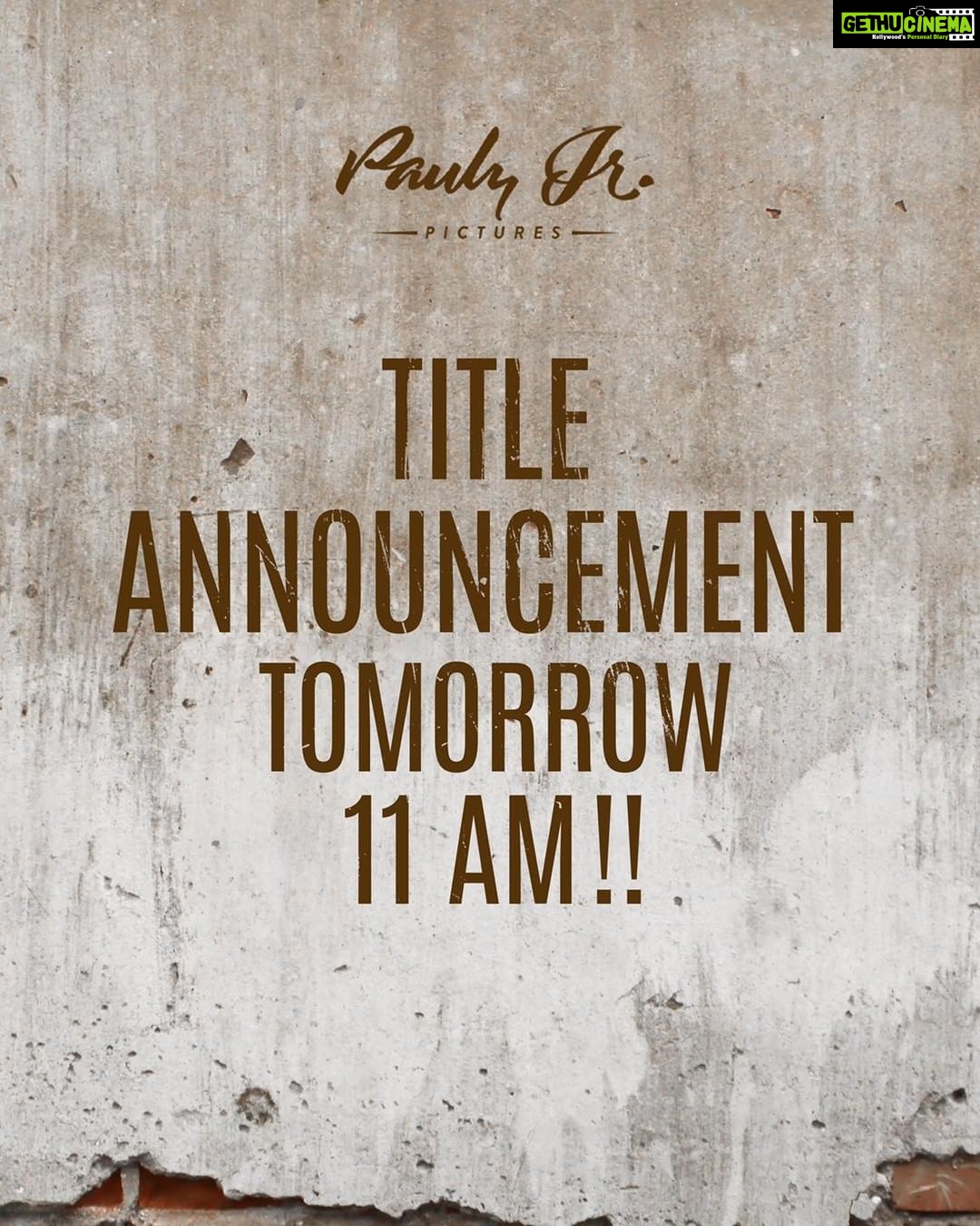 Nivin Pauly Instagram - Tomorrow 11 am ❤️ Stay tuned !! 😊😊