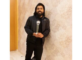Nivin Pauly Instagram - Thank you #FilmfareMiddleEast for the honour. Thank you @manjuramanan @filmfareme #FFMEAchievers #FFME #Filmfare #AchieversNight #Dubai