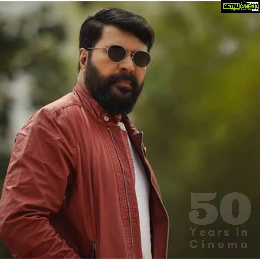 Nivin Pauly Instagram - An actor par excellence and an inspiration for many across the country. Five decades of sheer brilliance. 🎞️ #Mammookka, we love you — Your ardent fan!😍😍 #50YearsInMalayalamCinema #Mammootty @mammootty