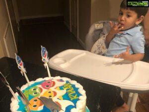 Panchi Bora Instagram - Dear Ryaan.. 
We love you. Thanks for all the wonderful moments we cherish each one of them! 
Love mommy daddy and lil Riyanna 💙
#babysharkparty