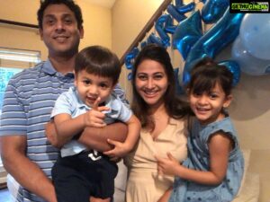 Panchi Bora Instagram - Dear Ryaan.. 
We love you. Thanks for all the wonderful moments we cherish each one of them! 
Love mommy daddy and lil Riyanna 💙
#babysharkparty
