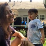 Panchi Bora Instagram – The look on his face when mommy clicks! 📷