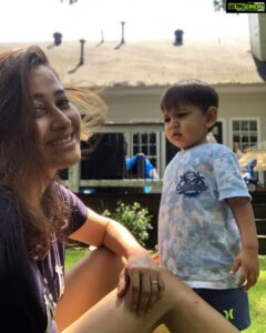 Panchi Bora Instagram - The look on his face when mommy clicks! 📷