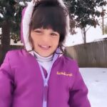 Panchi Bora Instagram – Last one with this beauty who is already nailing snow fight!! ❄️