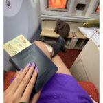 Parul Yadav Instagram - Feeling the vibe as I fly away to the Ole Blighty!! Also, shout out to Kanika and the entire staff of @airindia.in for the wonderful service on today's flight and might I add the food was unexpectedly good too! Hopefully the Maharaja will regain his lost glory soon!! #HelloLondon #PYTravelDiaries #Happiness #PYTravels #VacayDairies #HappyGirlsAreThePrettiest #TravellingLife #LoveToTravel #TravellingEurope #MondayPost #MondayMood #TravelOOTD #GoodTimes #AirportStyle #NammaKannada #InstagramKannada #AirportDairies #TravellingWoman #LoveForBoots #TravelDiaries
