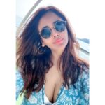 Parul Yadav Instagram - Dressed in colours borrowed from the sea 🌊 #OOTD #GoaDiaries #PYTravels #TravelDiaries #Goa #GirlsTrip #GirlsOnVacation #LoveToTravel #Wanderlust #Sand #Travelling #GoaSelfies #VacationMode #BeautifulGirls #BeautifulDestinations #Sunshine #MyLife #EnjoyTheMoment #LoveYourself #Smile #Happy #SaturdayVibes #SaturdayMood #GirlsTrip #MiniVacay #SandalwoodActor #Kannadathi #KannadaActoress #KannadaLove #KannadaHeroine
