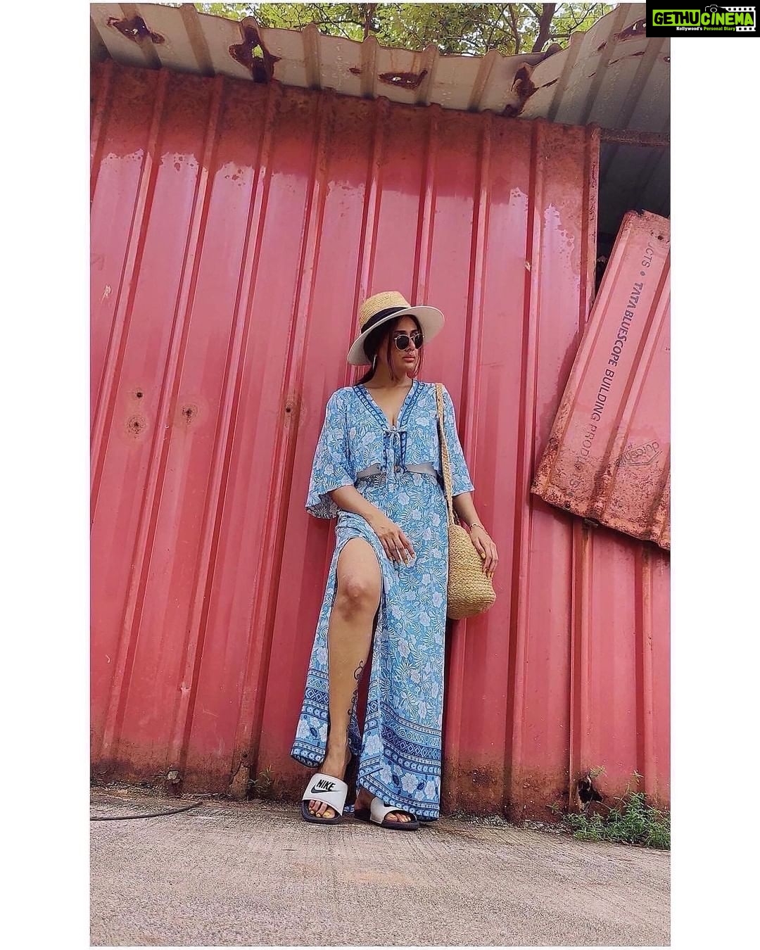 Parul Yadav Instagram - Dressed in colours borrowed from the sea π #OOTD #GoaDiaries #PYTravels #TravelDiaries #Goa #GirlsTrip #GirlsOnVacation #LoveToTravel #Wanderlust #Sand #Travelling #GoaSelfies #VacationMode #BeautifulGirls #BeautifulDestinations #Sunshine #MyLife #EnjoyTheMoment #LoveYourself #Smile #Happy #SaturdayVibes #SaturdayMood #GirlsTrip #MiniVacay #SandalwoodActor #Kannadathi #KannadaActoress #KannadaLove #KannadaHeroine