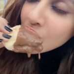 Parul Yadav Instagram - What better way to celebrate #DessertDay than with a video of my recent visit to an authentic and traditional patisserie founded in 1855 by a Madrid based baker who worked for the Royal Family, Dámaso de la Maza, better known by the nickname #ElRiojano, I relished their very famous #Soletilla aka sponge fingers dipped in rich melted chocolate and let me tell you..it was divine! #MySweetToothIsTingling #PYTravelDiaries #PYReels #Madrid #FoodiesMadrid #MeltedHotChocolate #TheGoodLife #Pasteleria #ILoveMadrid #DeMadridalCielo #Spain #MadridSpain #Dessert #DessertOfTheDay #GuiltFreeEating #DessertLover #DessertTime #Yummy #Delicious #PastryLove #DessertBar #WhatsOnMyPlate #FoodiesOfInstagram #VacayDairies #KannadaHeroine #SandalwoodAdda #Kannadiga