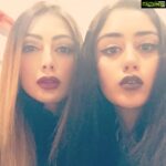 Parvati Melton Instagram - Twinning 🎭🖤👯🖤🎭@paroana #twining #slay #picoftheday #bestofday #sister #sisters #sistergoals #bff #bffgoals #mybaby #lovethisgirl #tweegram #tflers #makeup #instafollow #beauty #redlips #lipstick #hudabeauty #kyliecosmetics #eyeliner #wingedeyeliner #instamood #eyebrows #eyebrowsonfleek #followforfollow #follow4follow #fashion #fashionista #selfie