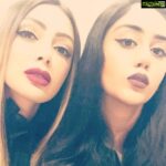 Parvati Melton Instagram - Twinning 🎭🖤👯🖤🎭@paroana #twining #slay #picoftheday #bestofday #sister #sisters #sistergoals #bff #bffgoals #mybaby #lovethisgirl #tweegram #tflers #makeup #instafollow #beauty #redlips #lipstick #hudabeauty #kyliecosmetics #eyeliner #wingedeyeliner #instamood #eyebrows #eyebrowsonfleek #followforfollow #follow4follow #fashion #fashionista #selfie