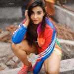 Parvatii Nair Instagram – Yup .. we are at work 😋

Bringing out the spider woman in me 🕸🕷

@vino_francis_roy #parvatinair 

#gucci #adidas