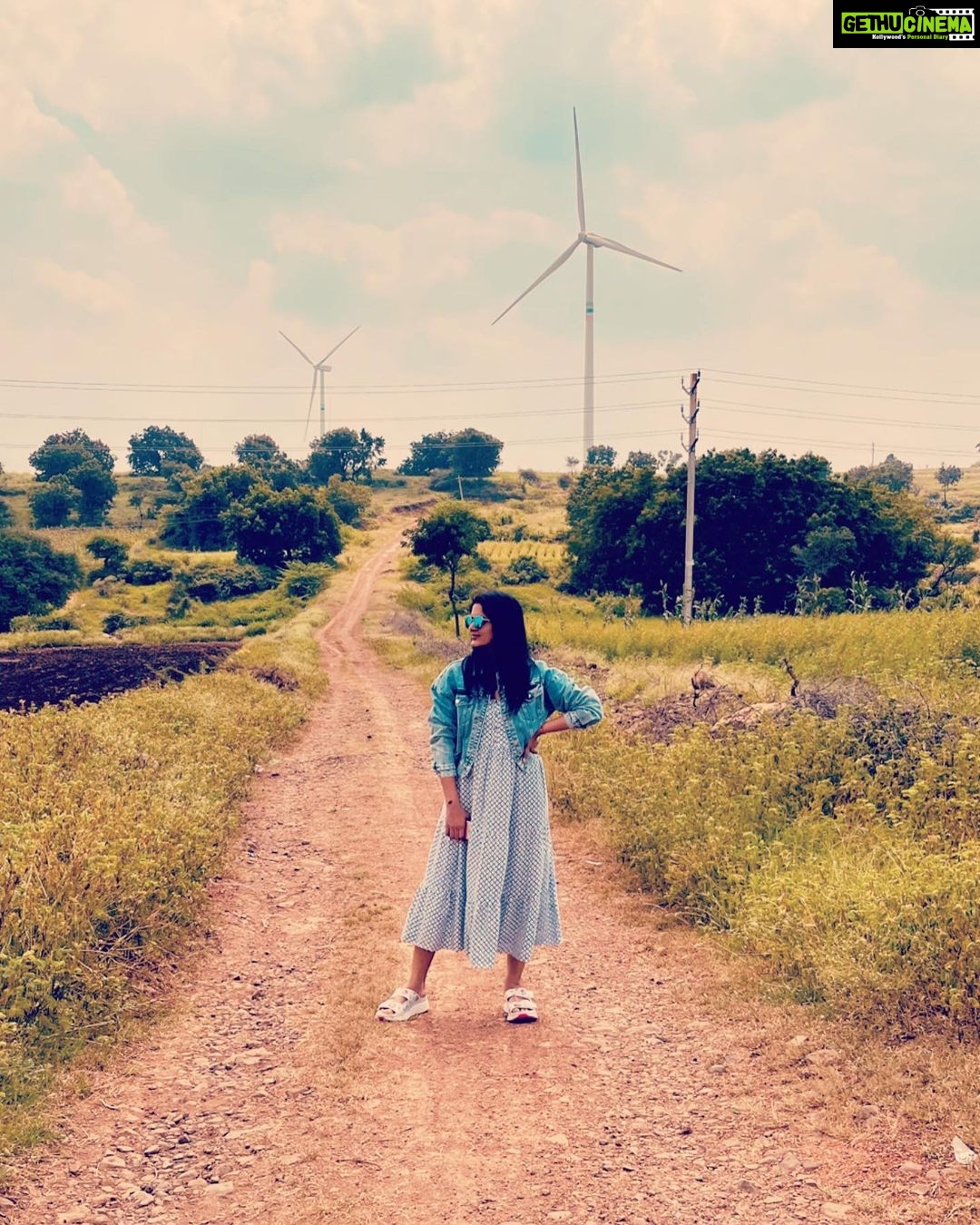 Pavani Gangireddy Instagram - Forever fascinating.. the wind mills PC: @diyas_fun_world