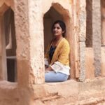 Pavani Gangireddy Instagram - At queen’s bath Hampi, Karnataka