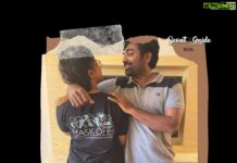 Pooja Devariya Instagram - We are thrilled to have legends and versatile actors of Indian cinema fascinated by the work we do. Thank you for the cheering and wishes. Thank you for the belief 🙏🏽 @prabhudevaofficial @aishwaryarajessh @actorvijaysethupathi Special mention goes out to @artofprajwalacharya for our logos and @kaanistudio @benkistore for the T shirts! #indiancinema #prabhudeva #vijaysethupathi #aishwaryarajesh #maskoff #scoutnguidemedia #poojadevariya #southindiancinema #movies #filmmaking