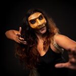 Pooja Devariya Instagram – Bali. One of the many masks of humans brought to life. 

@maskoff.india @scoutnguide 

Understanding the masks of humans through the face of an actor.

📸 @sumanthshetty_ 

#MaskOff #Theatre #Film #PerformingArts