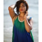 Pooja Devariya Instagram - RAW | UNFILTERED . Beach wear: Nimisha Camera: @maheshwaresingh Styling: @magicbyjeeni . #audacious #beach #beachwear #styling #poojadevariya #lights #camera #vitaminsea #glow #sand #blue #boat #summerbaby #sun #sunkissed #beachwaves #fashionphotography #portraitphotography #actor #model #portrait #naturallight East coast road's Silent Beach