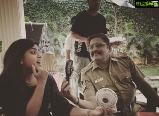 Pooja Devariya Instagram - AYOGYA | Thank you for the overwhelming response🙏🏽 . 1. Fan boy - Fan girl #ksravikumar 2. Annoying boy - Sweet girl #Vishal 3. Actor’s indulging in their own scene edit 4. Director’s notes #VenkatMohan 5. Real smiles #fake 6. #YogiBabu smiles 7. Storytelling time . Sure we may have taken much longer than expected to complete this film but what it did was bring us together. I hope to work with everyone on this team again. Three cheers for the debutant director, three cheers for all the right things that this movie stands for, three cheers to the crew and three cheers to the star-cast of #ayogya . Hip Hip Hurray! Hip Hip Hurray! Hip Hip Hurray! 🥂 #Kollywood #kollywoodactress #film #cinema #bts #goodtimes #setlife #lights #camera #action
