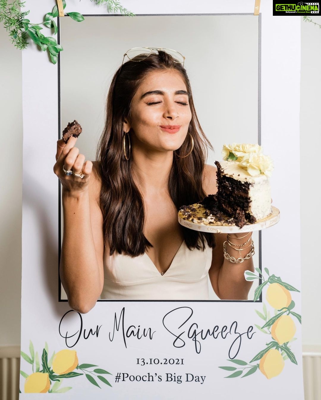 Pooja Hegde Instagram - Birthday cake calories don’t count right? #askingforafriend #sweettooth ThrowBack