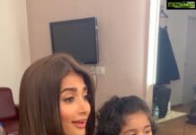 Pooja Hegde Instagram - On occasion of 2 years of Ala Vaikunthapurramloo, since you’ve already seen @alluarjunonline and I dancing, here’s some behind the scenes of Arha and I dancing while waiting for my shot 😂 P.S- I think we may have invented the #Buttabomma step somewhere in there unknowingly 🤭😉 #2YearsOfAVPL #funtimes #memories #ramulooramulaa