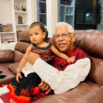 Pooja Kumar Instagram – Happy 74th birthday dad! You are the best nana to Naavya and we are all so thankful for everything that you do. We feel so blessed and secure with you around us. Thank you for being our pillar of support! Love you! #dad #fatherdaughter #father #family #kids #grandkidsarethebest #america #india #hindi #tamil #telugu