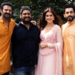 Prabhas Instagram - Welcoming @kritisanon and @mesunnysingh to the #Adipurush family. #SaifAliKhan @omraut #BhushanKumar @vfxwaala @rajeshnair29 @tseriesfilms @retrophiles1 @tseries.official #TSeries
