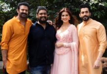 Prabhas Instagram - Welcoming @kritisanon and @mesunnysingh to the #Adipurush family. #SaifAliKhan @omraut #BhushanKumar @vfxwaala @rajeshnair29 @tseriesfilms @retrophiles1 @tseries.official #TSeries