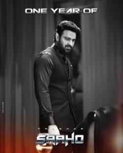 Prabhas Instagram - To my diehard fans & team Saaho, thank you for all the love and support! #1YearOfSaaho 🤗😊 

@shraddhakapoor @sujeethsign @neilnitinmukesh @apnabhidu @chunkypanday @arunvijayno1 @mandirabedi @maheshmanjrekar @sharma_murli @vennelakish @uvcreationsofficial @bhushankumar @tseries.official @officialsaahomovie