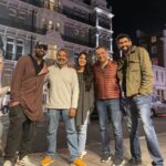 Prabhas Instagram - It's a #RoyalReunion in London with my #Baahubali team! Can't wait to experience the LIVE rendition of @baahubalimovie score at the @royalalberthall this evening. @ssrajamouli @shobuy_ @ranadaggubati #Anushka