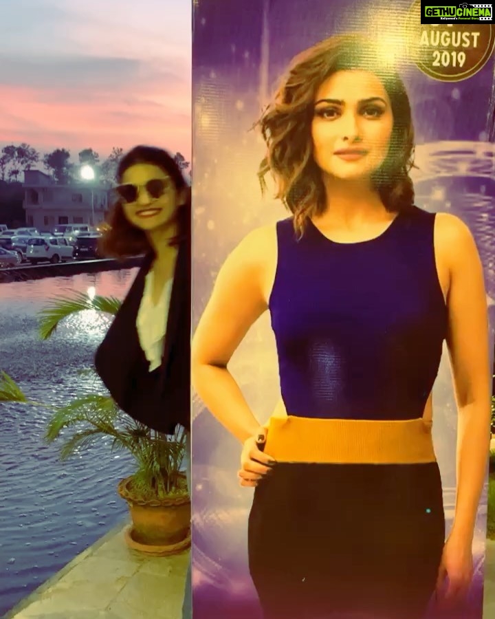 Prachi Deasi Instagram - Just casually peeping out from the poster #nobigdeal 🤪🤩 #IWasThere #Nepal Tiger Palace Resort, Bhairahawa, Lumbini, Nepal