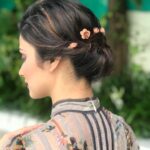 Prachi Deasi Instagram - Spring is in the h-air 🌸❣️ #hairart #hair #flowers #love #favourite #bright #day #sunny #morning #victorian #beautiful #spring #summer #sunshine Baroda, Gujarat, India