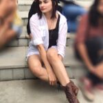 Prachi Deasi Instagram – In a #haze .. #ShootLife #shorthair 
P.S – in #myfavourite #pair of #boots 🐭