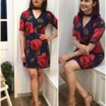 Prachi Deasi Instagram – In this gorgeous #floral #choker #dress by my #lovely @jeenagupta @curiousbyjeenagupta 🌹〰👗💕 #friendsforever  #rockon2 behind the scenes media bytes