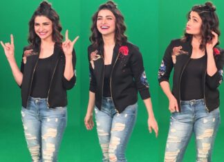 Prachi Deasi Instagram - Can't help but go crazy with @zoomtv 😝👯👻 And again styled by my #amaze @sanjanabatra 😘