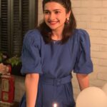 Prachi Deasi Instagram – Thank you all from the bottom of my heart for your beautiful wishes, your love overwhelms me 🧚🏻‍♀️🌟💙

#Birthday #quarantine #home #cake #2020 #picoftheday #photooftheday #september #thankyou #gratitude #love #stars #dressedup #light #balloons #smile #laughter