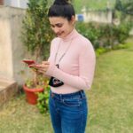 Prachi Deasi Instagram - Just casually flaunting my pretty personalised mask, by my bestie 🧚🏻‍♀️🌸🔮💜 @curiousbyjeenagupta @jeenagupta Go order yours now 💌 #mask #newnormal #outdoors #pd #curiousbyjeenagupta