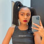 Pragathi Guruprasad Instagram – my ponytails really stole the show