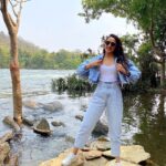 Pragya Jaiswal Instagram – Life’s just right when the river’s in sight 💙