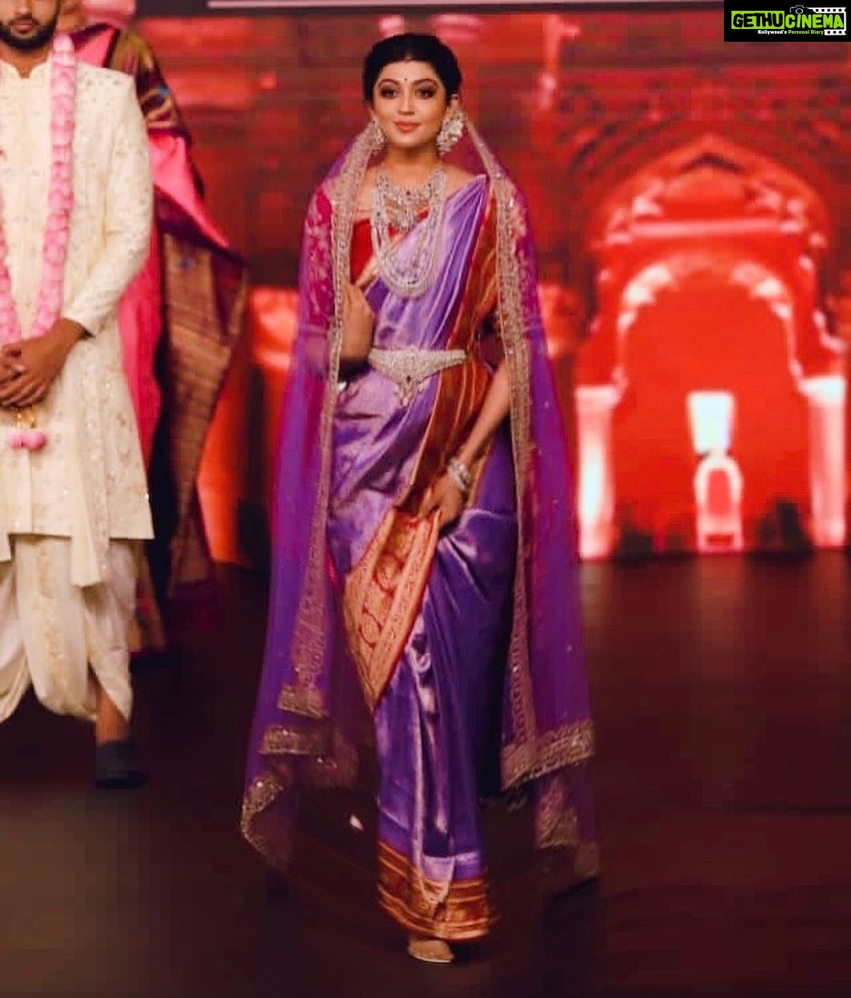 Pranitha Subhash Instagram - Was lovely being the showstopper for @deepthiganeshlabel at the madras bridal fashion week recently ❤️