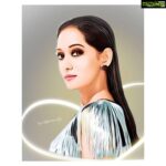 Preetika Rao Instagram - Be the pillar of strength that others can lean on... Be that infinite light that can brighten someone's life! Thank you my lovely fan @preetikarao.only for this lovely #artwork ... My #fans are the best...they are my pillars of strength and their #love is the infinite light that brightens my world... 🌕️🌎 #love #light #positivevibes #actorslife