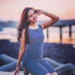 Preetika Rao Instagram – Sunset Girl… :) ⛱️