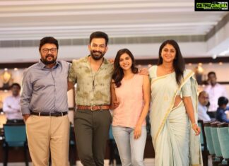 Prithviraj Sukumaran Instagram - @brodaddymovie Streaming on @disneyplushotstar from 26/01/2022 😊 @lalualexactor @kalyanipriyadarshan @kaniha_official @mohanlal @aashirvadcine