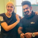 Priya Bhavani Shankar Instagram - Happy birthday Jeevaaaa ! I’m sure this year is going to be ‘THE YEAR’ 🤗 I generally don’t like people who makes me work out. But enakey ungala pudikumna paathukongalen what an amazing trainer you are 🤗 you know we love you.. keep keeping me fit. See you soon with my lockdown calories and extra kgs☺️ Lots of love and happy birthday again ❤️ @geezsquad PS: I wish I can dedicate that song to you here