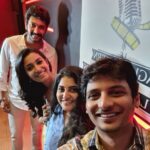 Priya Bhavani Shankar Instagram - Happy people are my Favourite people❤️ This fun product is yours from today 🤗 presenting #kalathilsandhippom in screens near you! Take care of your safety first and try catching a glimpse of this piece of entertainment and let us know your feedback 😊 @actorjiiva @arulnithi_tamilarasu @manjimamohan @abinandhanramanujam @supergoodfilms #roboshankar #balasaravanan @itsyuvan