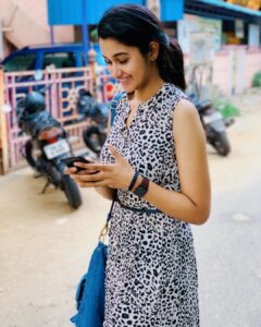 Priya Bhavani Shankar Instagram - I wish someday I learn to pose and people don’t have to struggle to ‘candid’ me 🙄 #awkward #allTheTime 😷