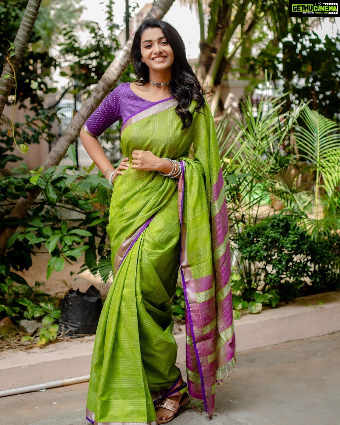 Priya Bhavani Shankar Instagram - Woven With love @merasalofficial Accessories @theamethyststore PC @kiransaphotography